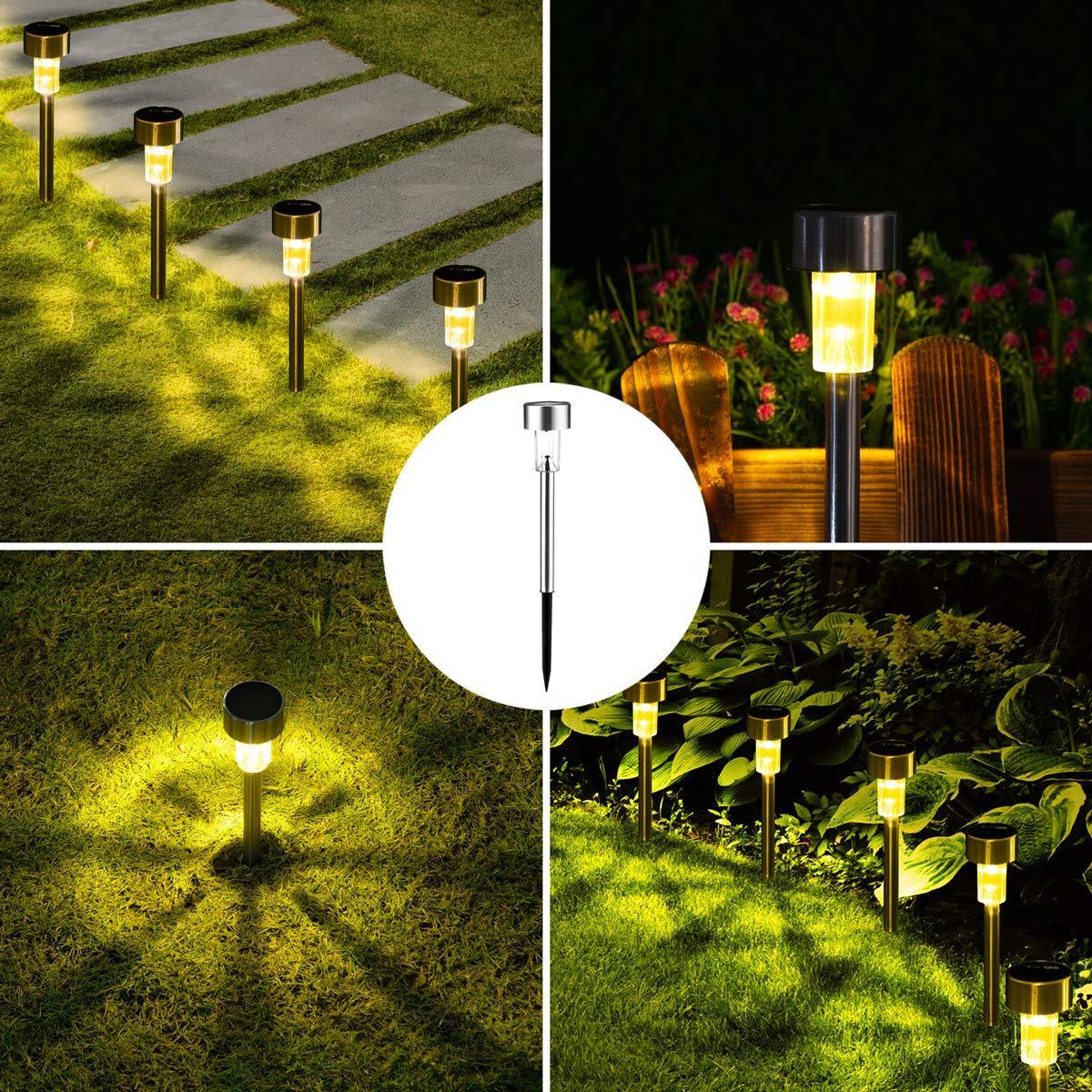 10 PCS Solar Garden Lights