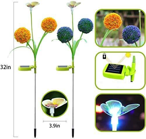 LED Dandelion Butterfly Lights- 2Pcs