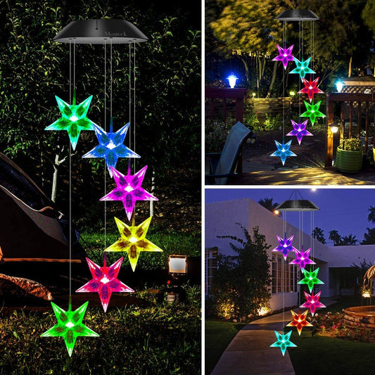 Solar Star Wind Chime Light